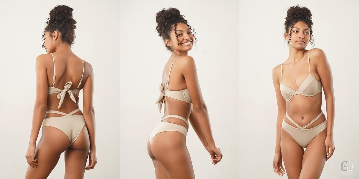 Swimwear editorial photograph