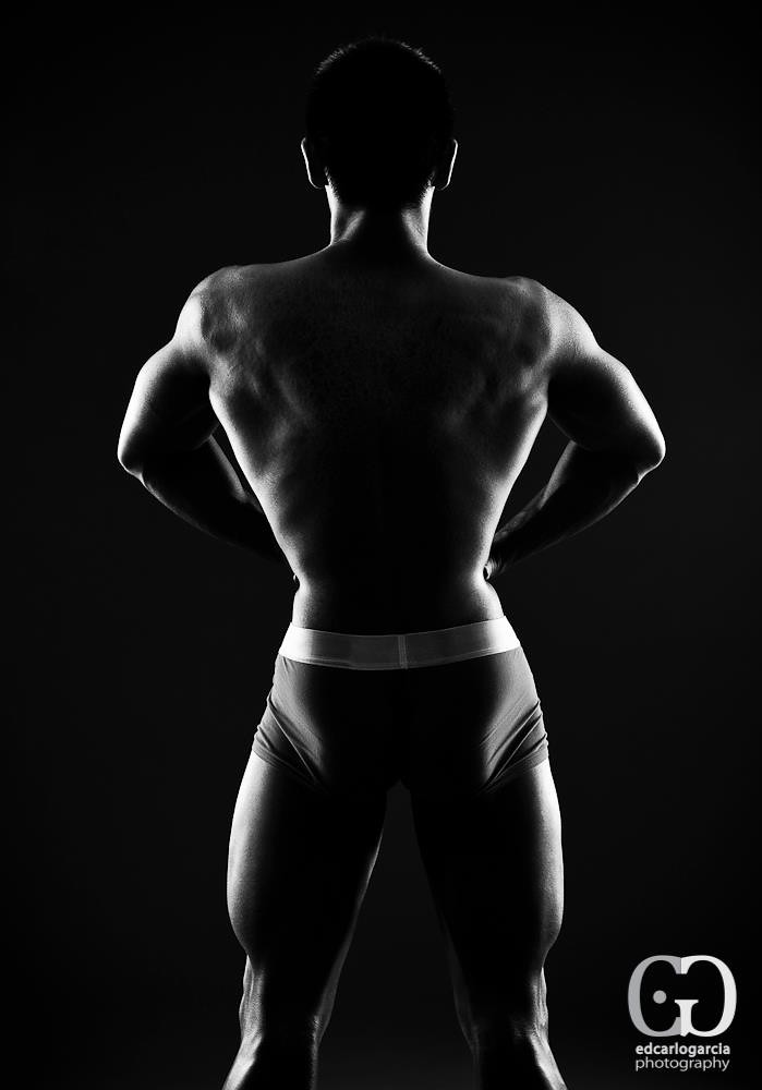 Athletic portrait in motion